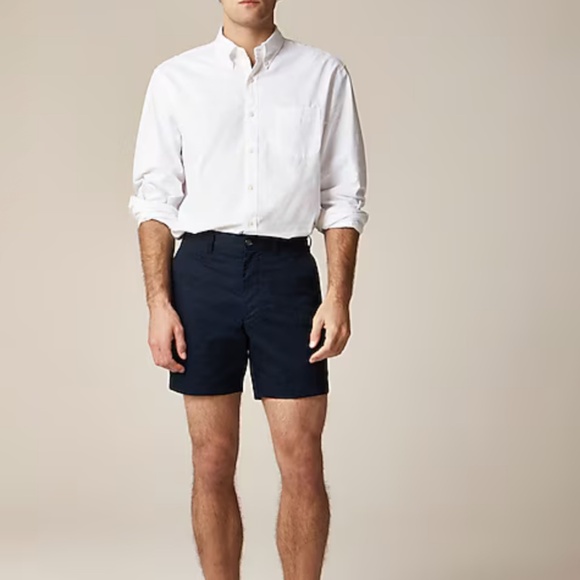 NWT J. Crew Mens Black 7" stretch chino short SZ 31 - Picture 1 of 6